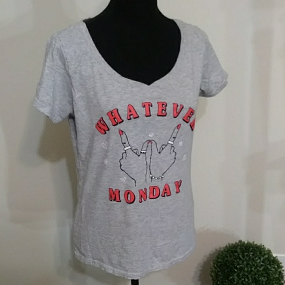 Joe Boxer Tops - 🍍"As if Whatever" Monday Short Sleeve Tee